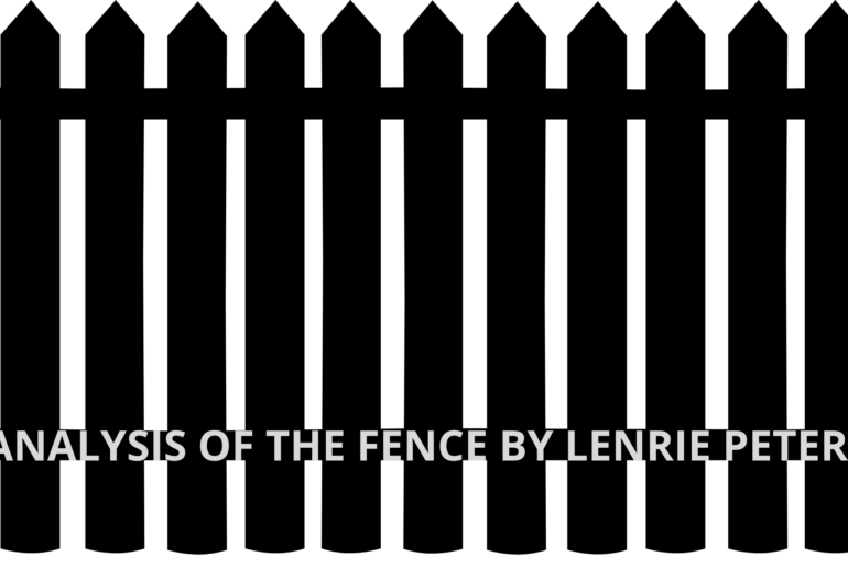 The Analysis Of The Fence By Lenrie Peters